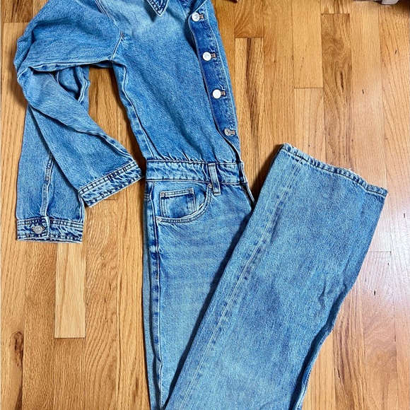 Zara Woman Denim  Jumpsuit ….Xs - Picture 7 of 7